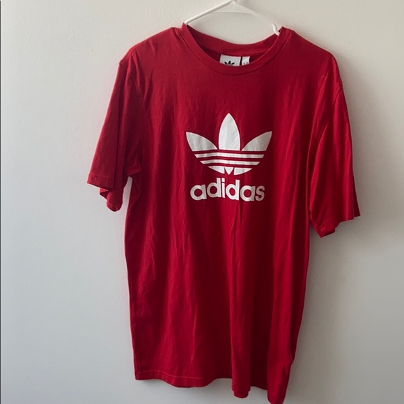 Red Adidas Original Men’s T-shirt - Picture 1 of 3